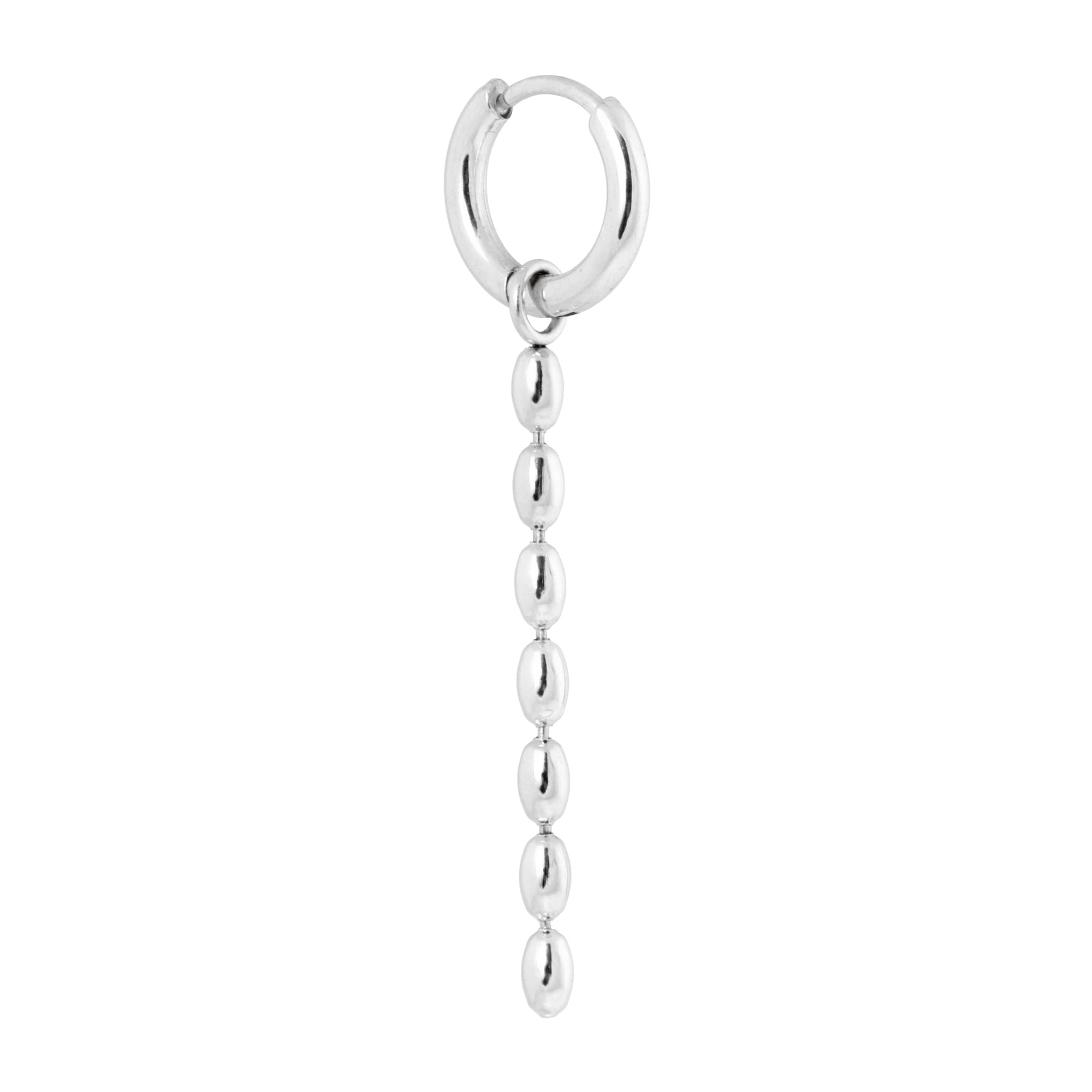 Bones hoop silver
