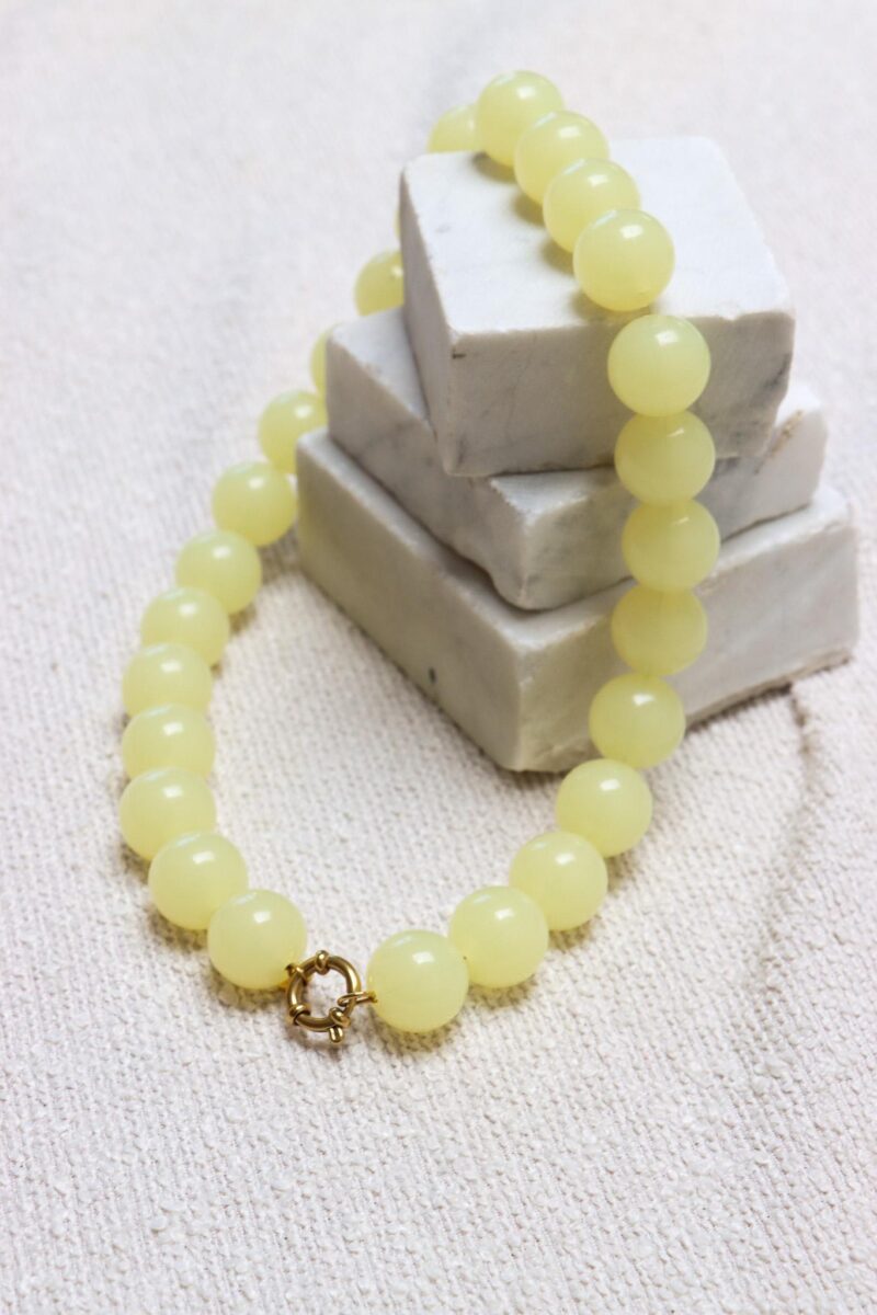 Bright side necklace gold