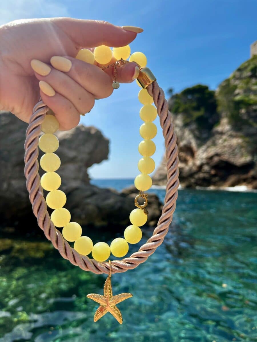 Bright side necklace gold