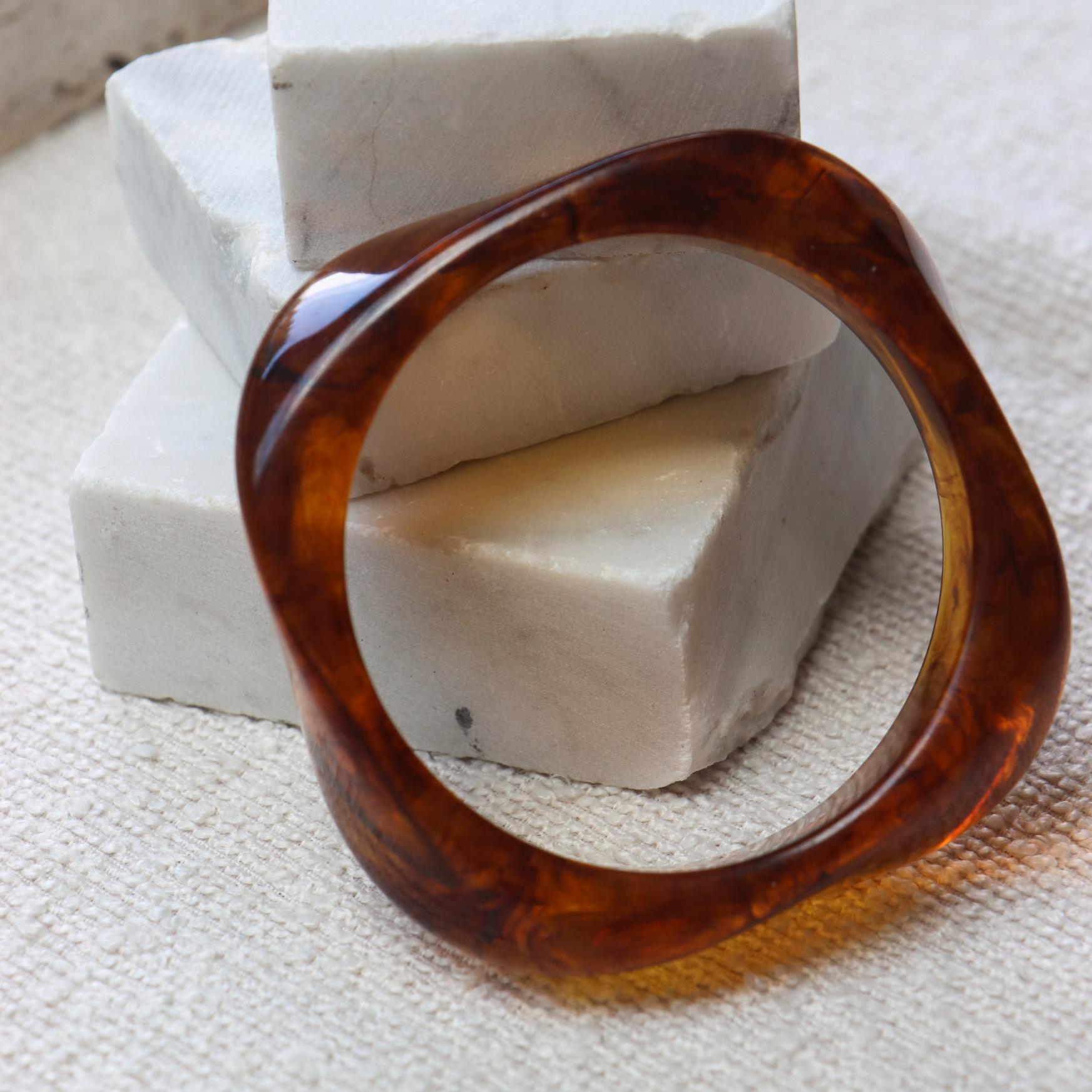 Brown rock bracelet