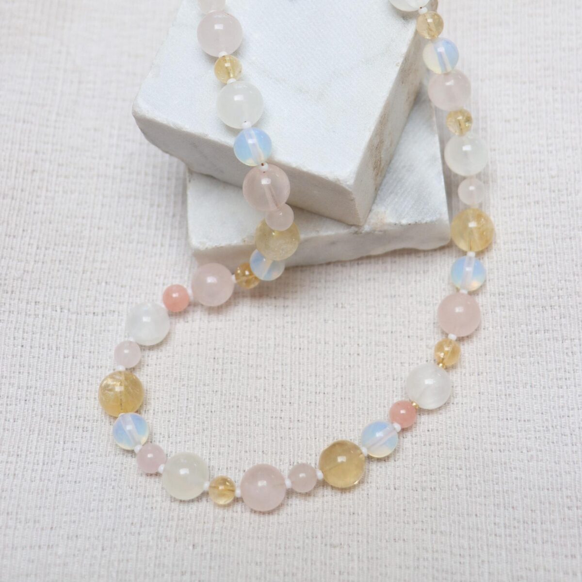 Bubble necklace gold