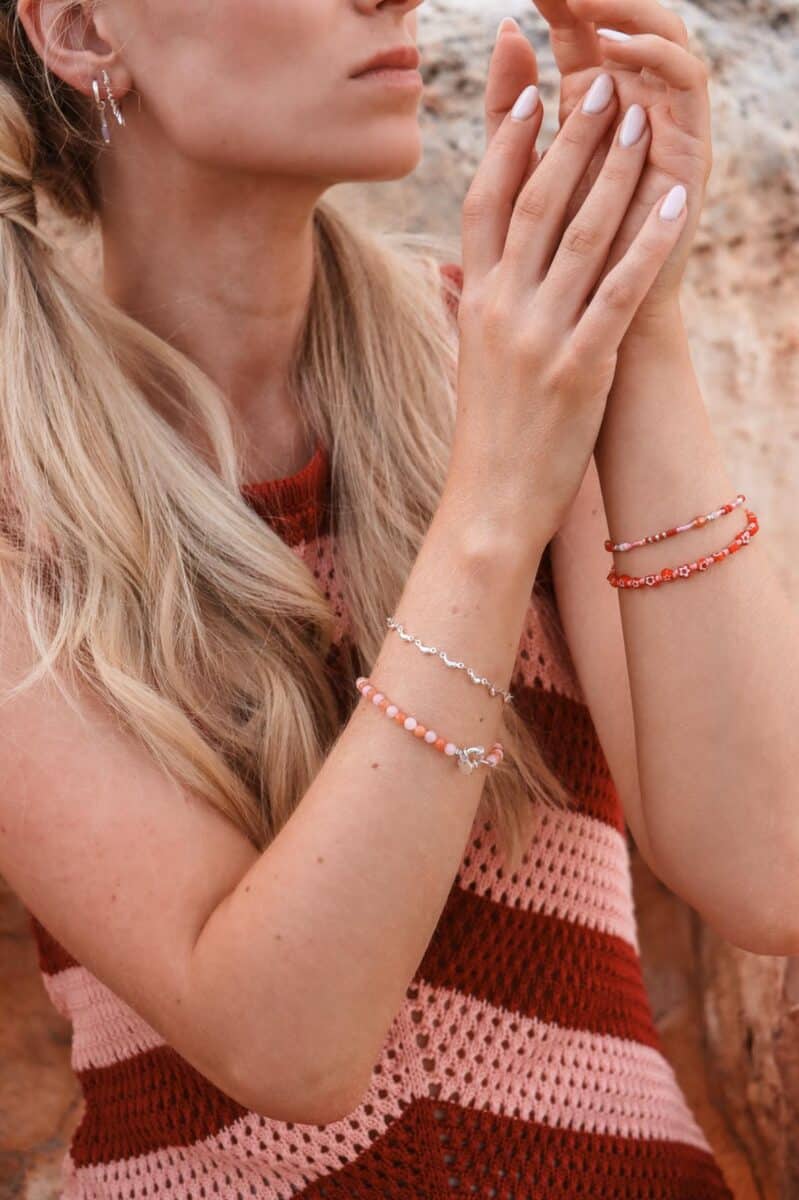 Bubblegum bracelet silver