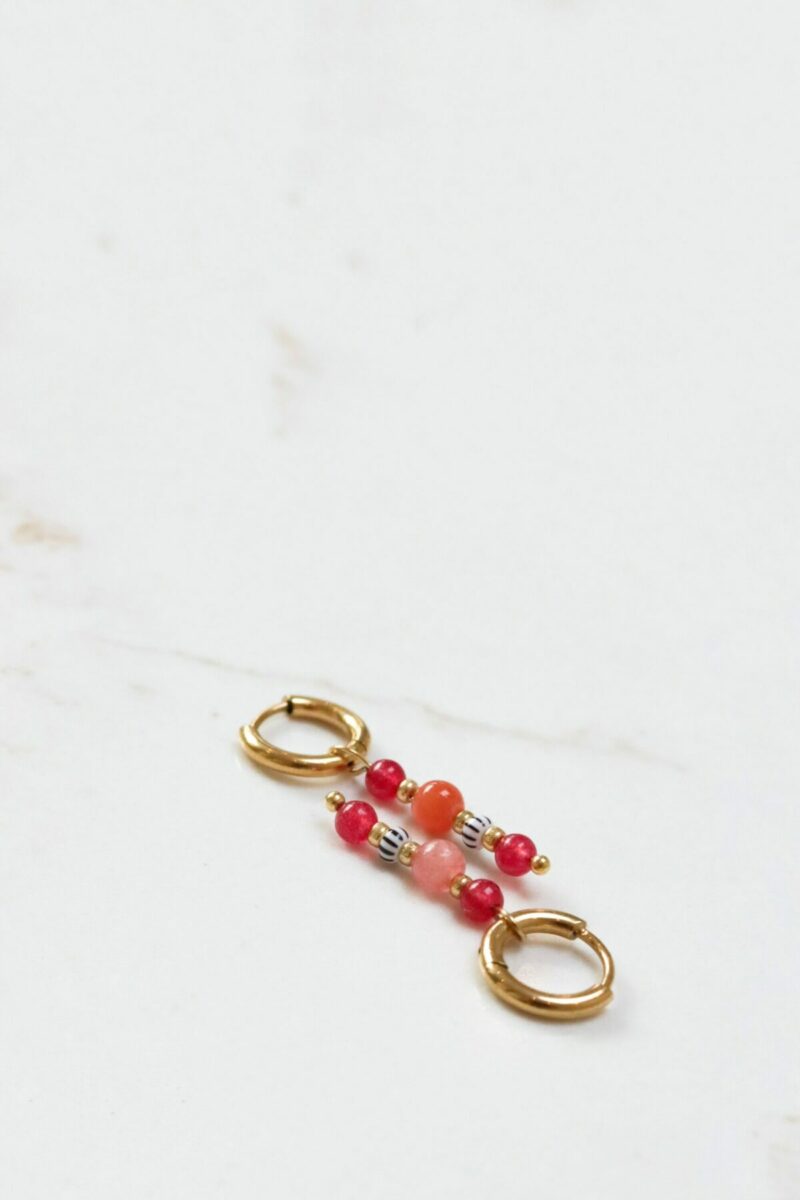 Candy cane hoop gold