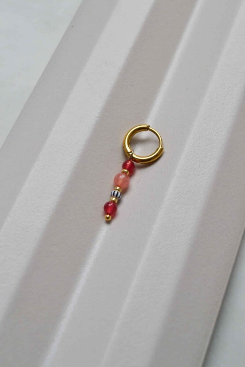 Candy cane hoop gold