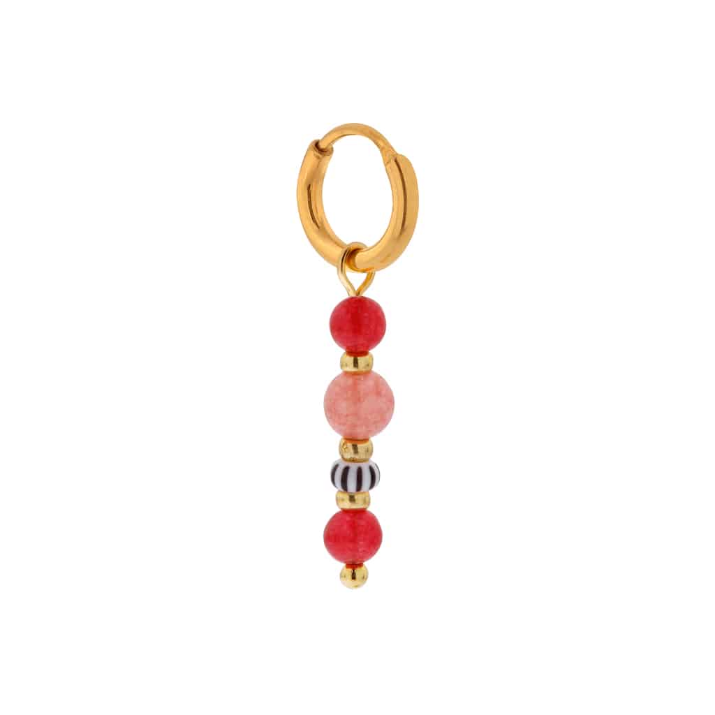 Candy cane hoop gold