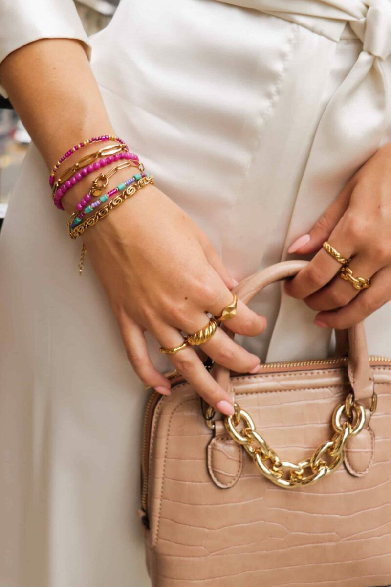 Candy crush bracelet gold