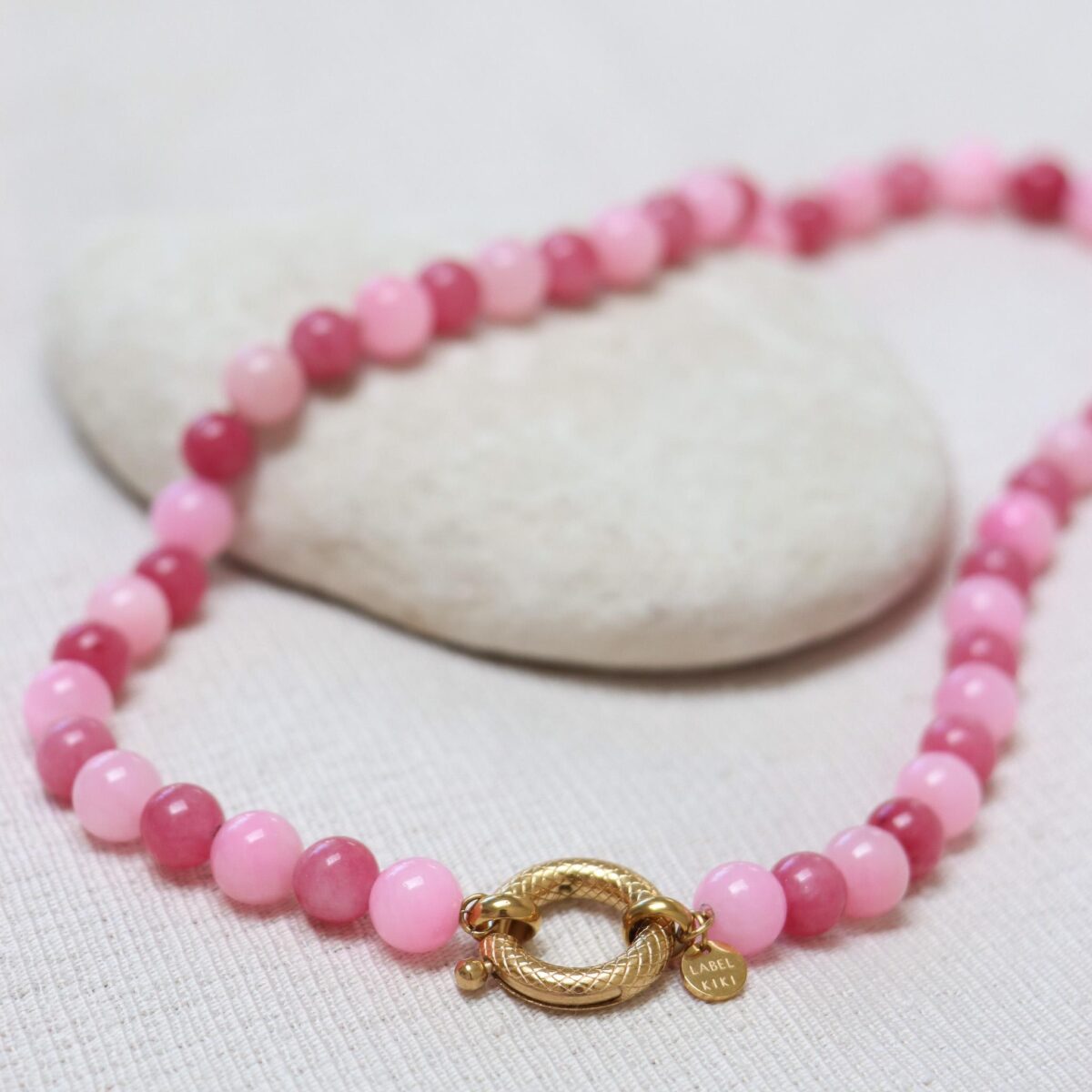 Candy snake necklace gold