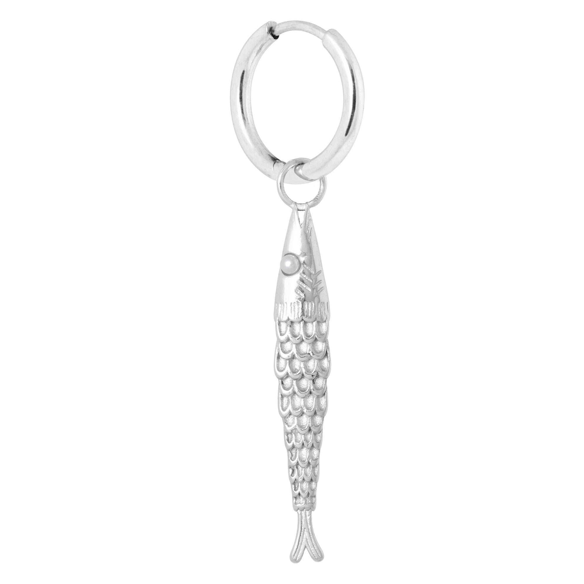 Catch of the day hoop silver