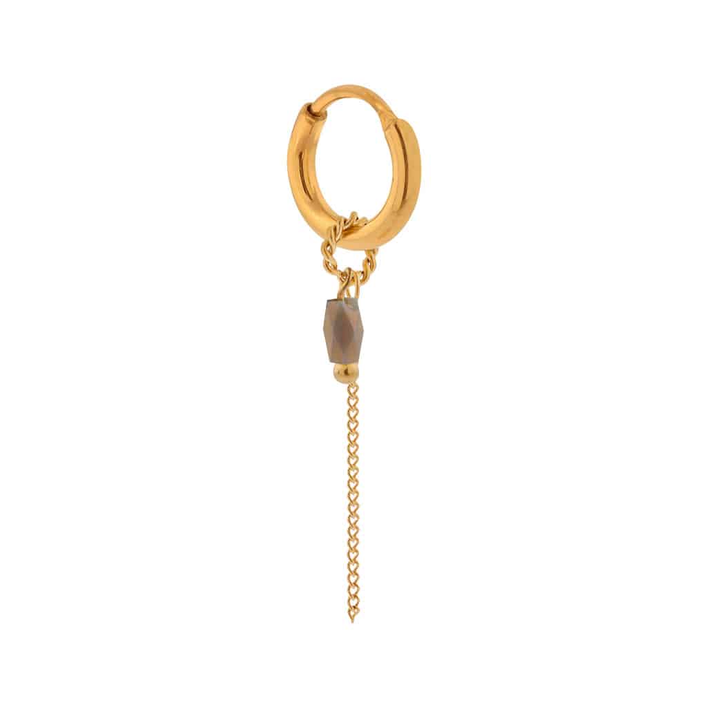 Chain grey hoop gold