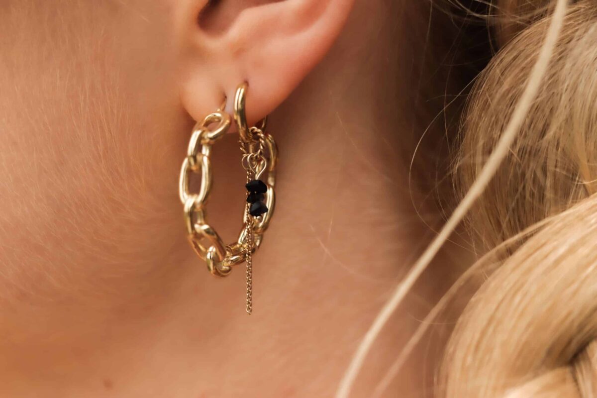 Chain hoop gold