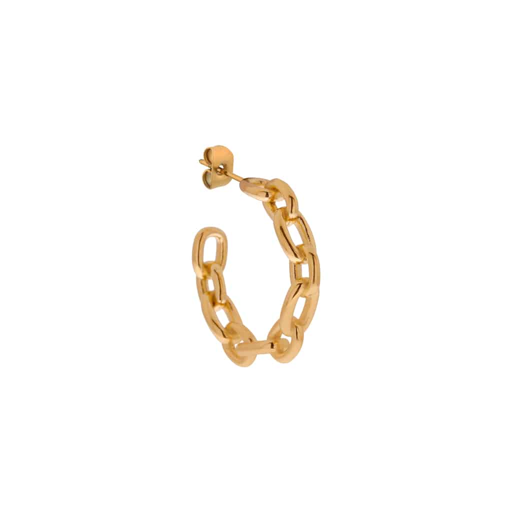Chain hoop gold