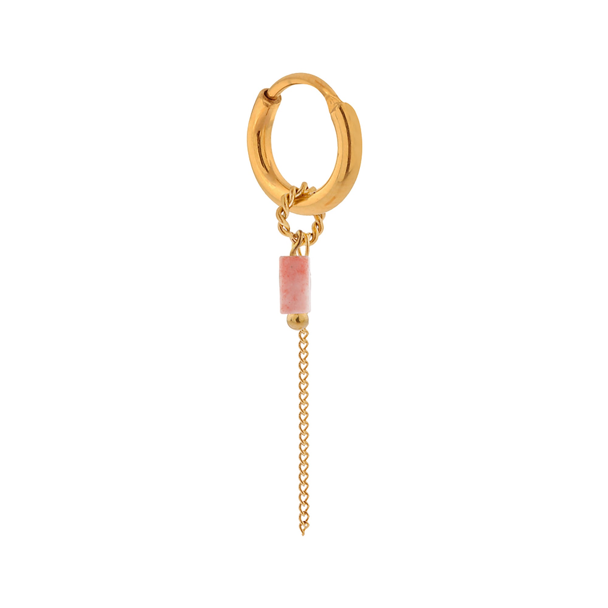 Chain rosa hoop gold