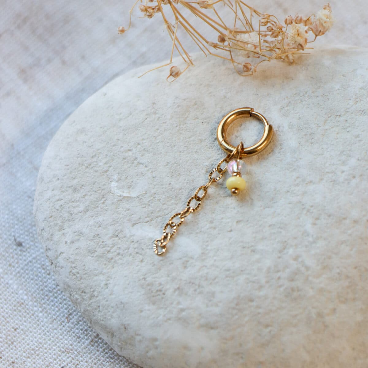 Chain yellow hoop gold