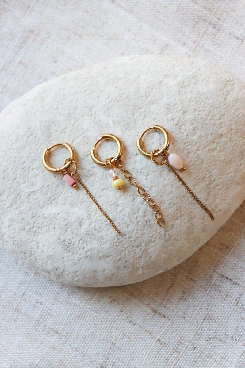 Chain yellow hoop gold