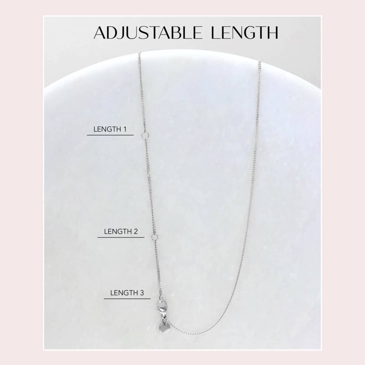 Cherry bow necklace silver
