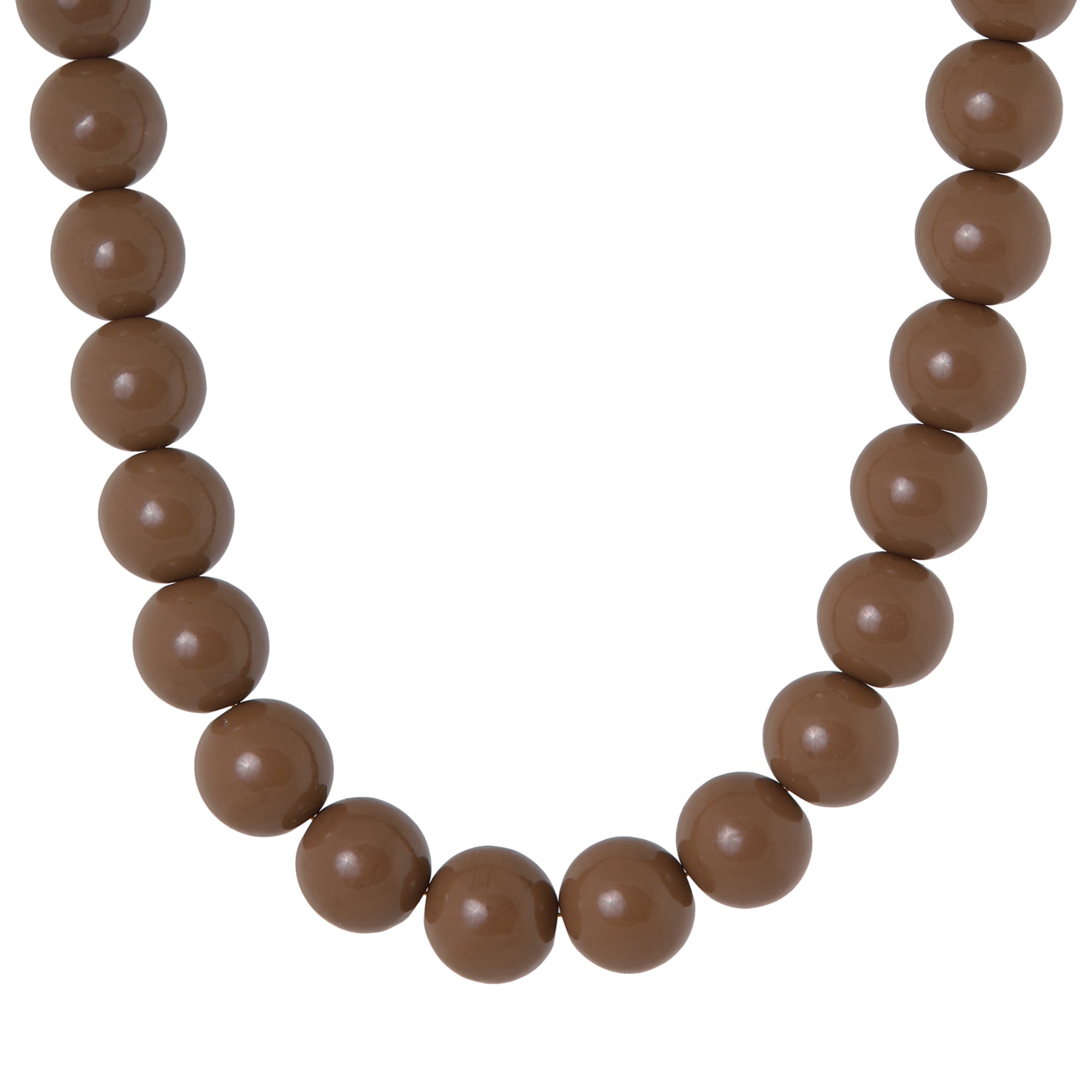 Chestnut necklace silver
