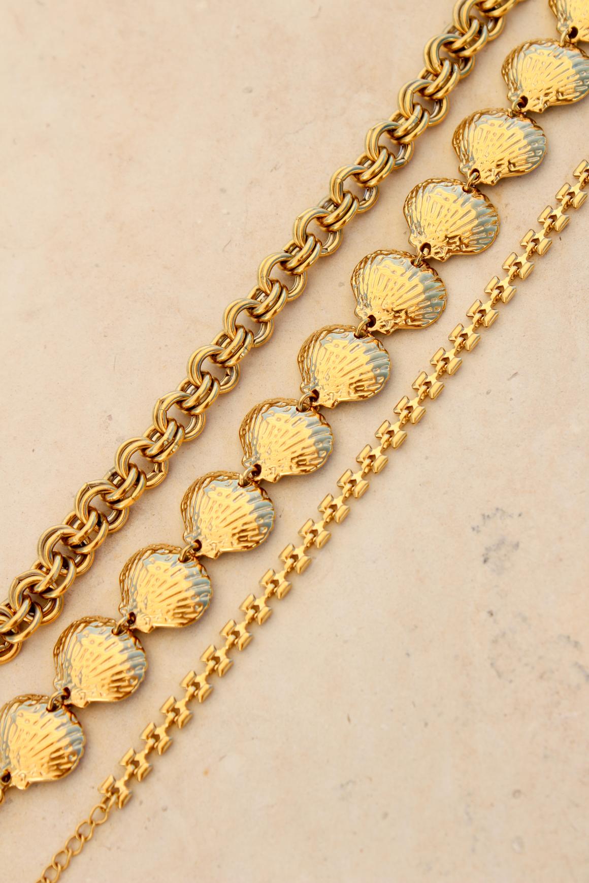 Circles bracelet gold