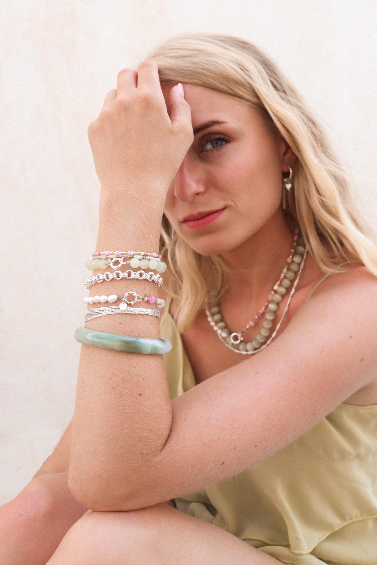 Circles bracelet silver