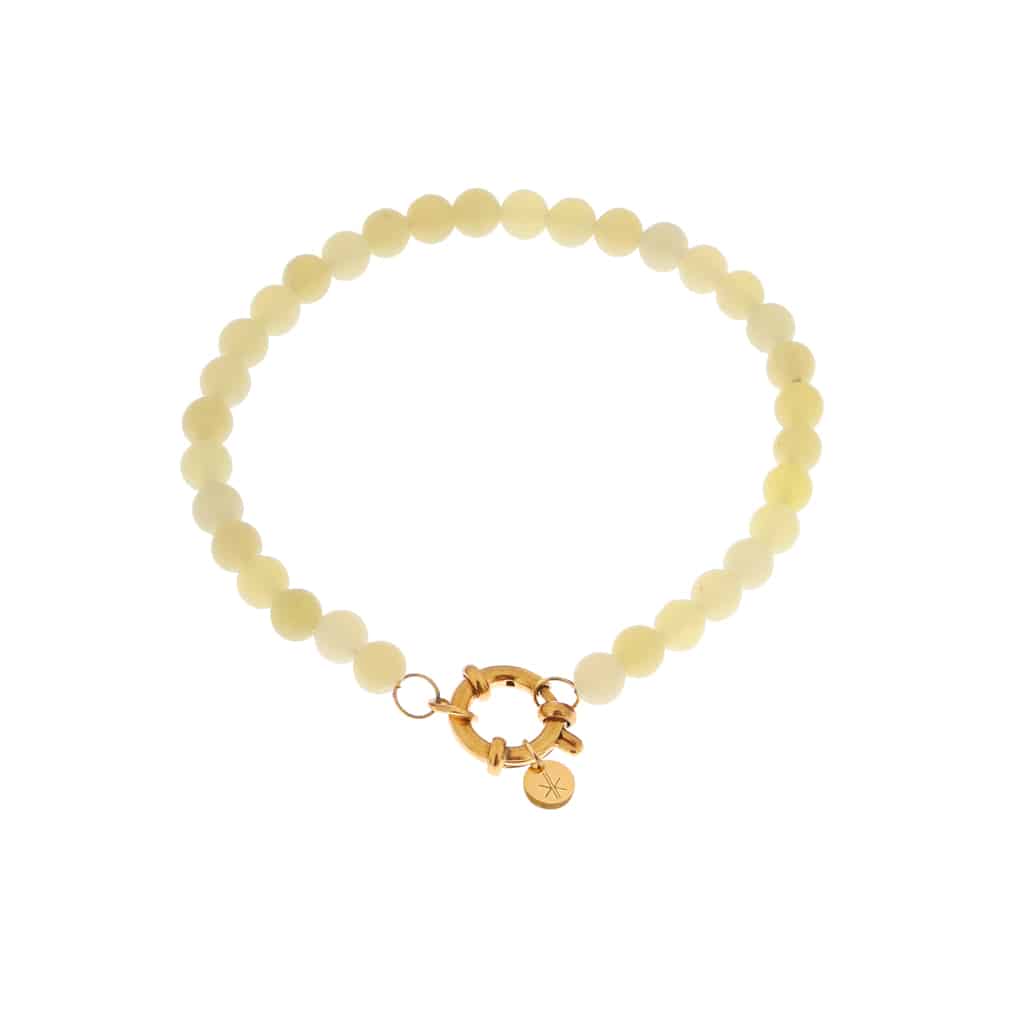 Citron beads bracelet gold