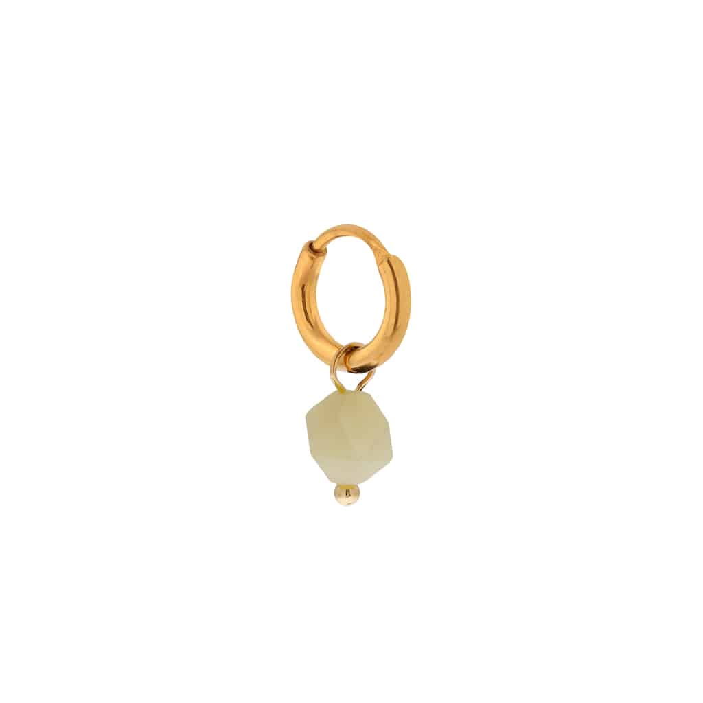 Citron hoop gold