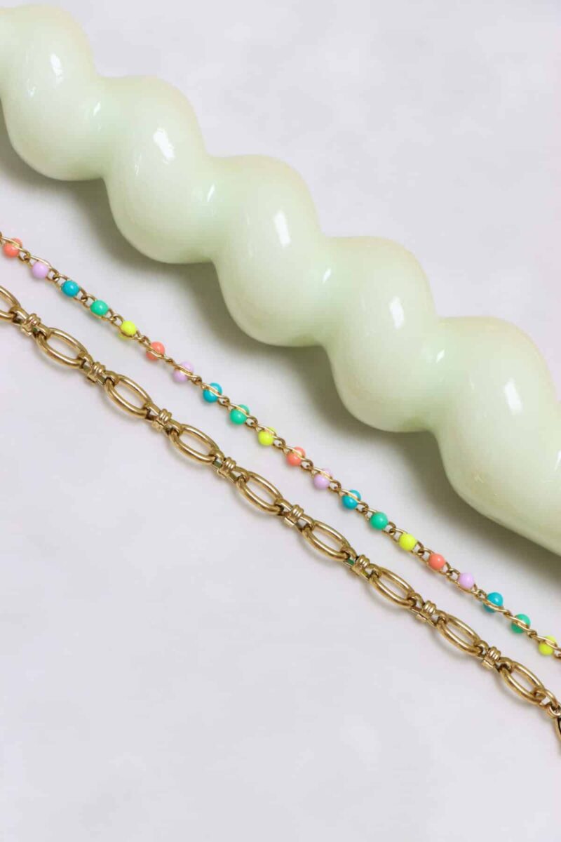 Club tropicana anklet gold