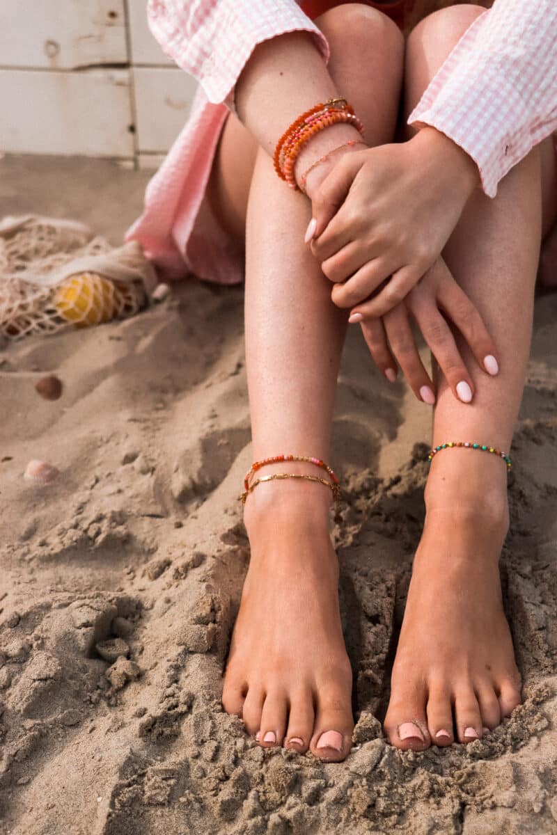 Club tropicana anklet gold