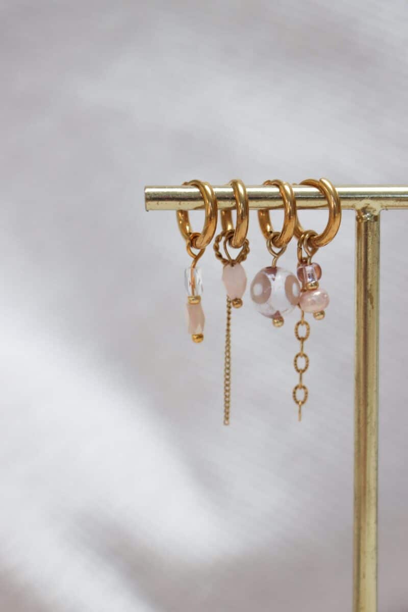 Coastal shine hoop gold