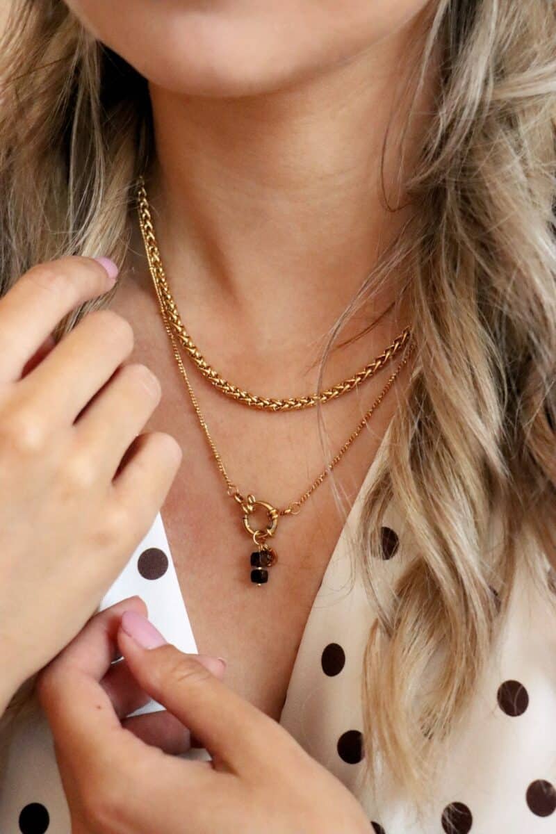 Cobra necklace gold