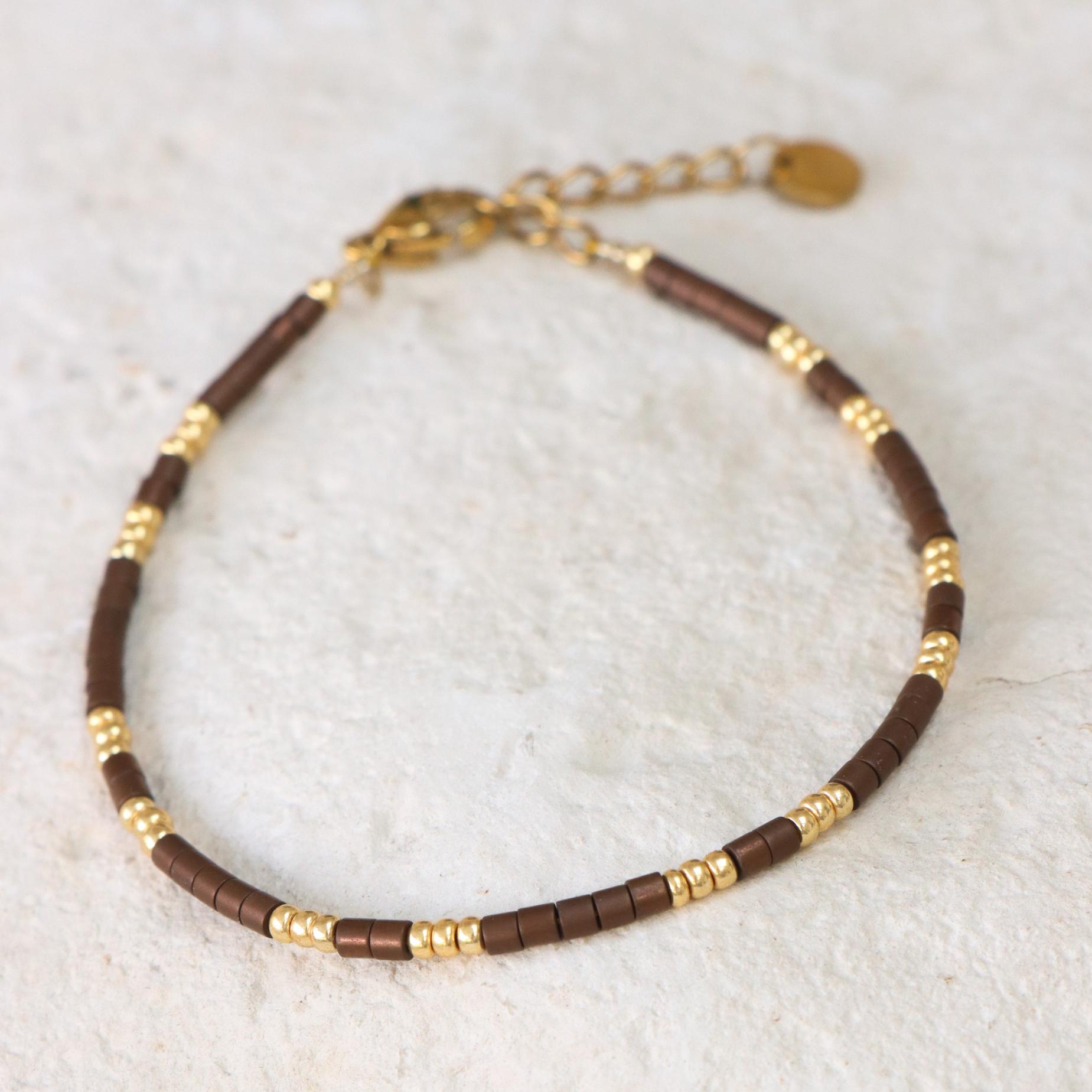 Copper bracelet gold