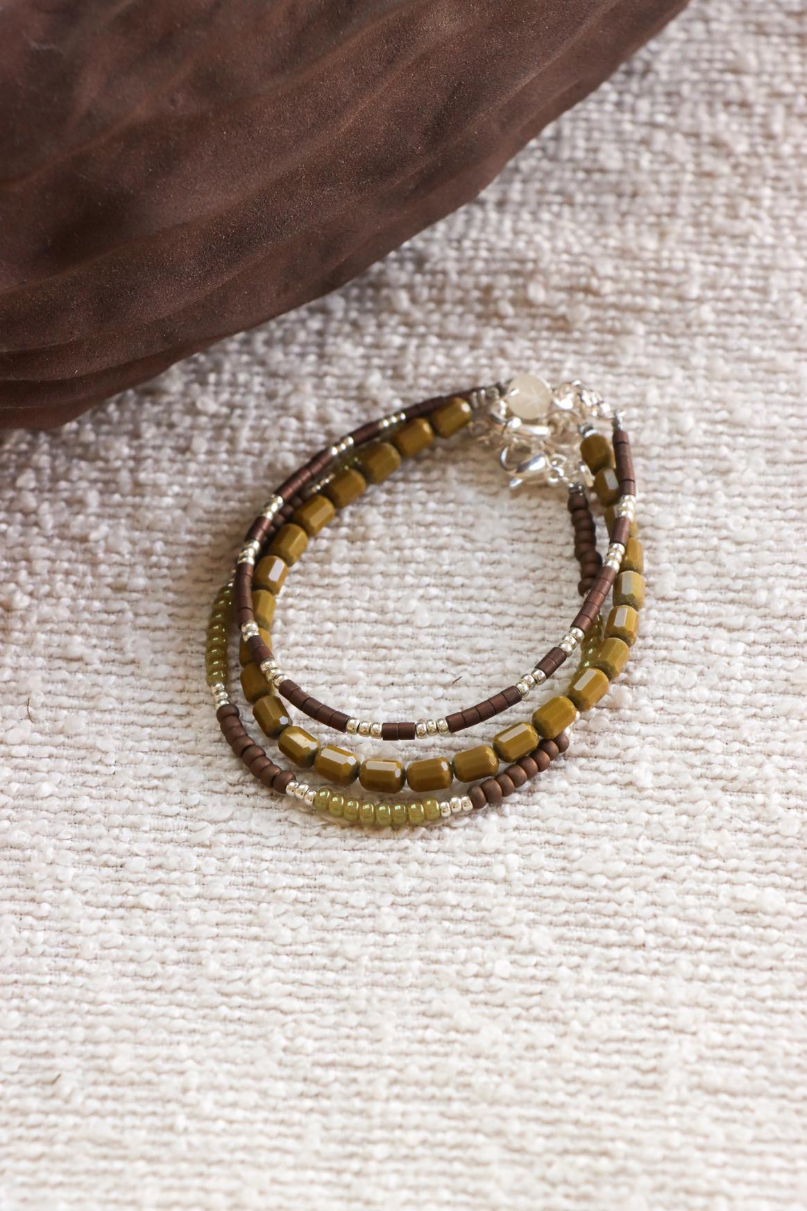 Copper bracelet silver