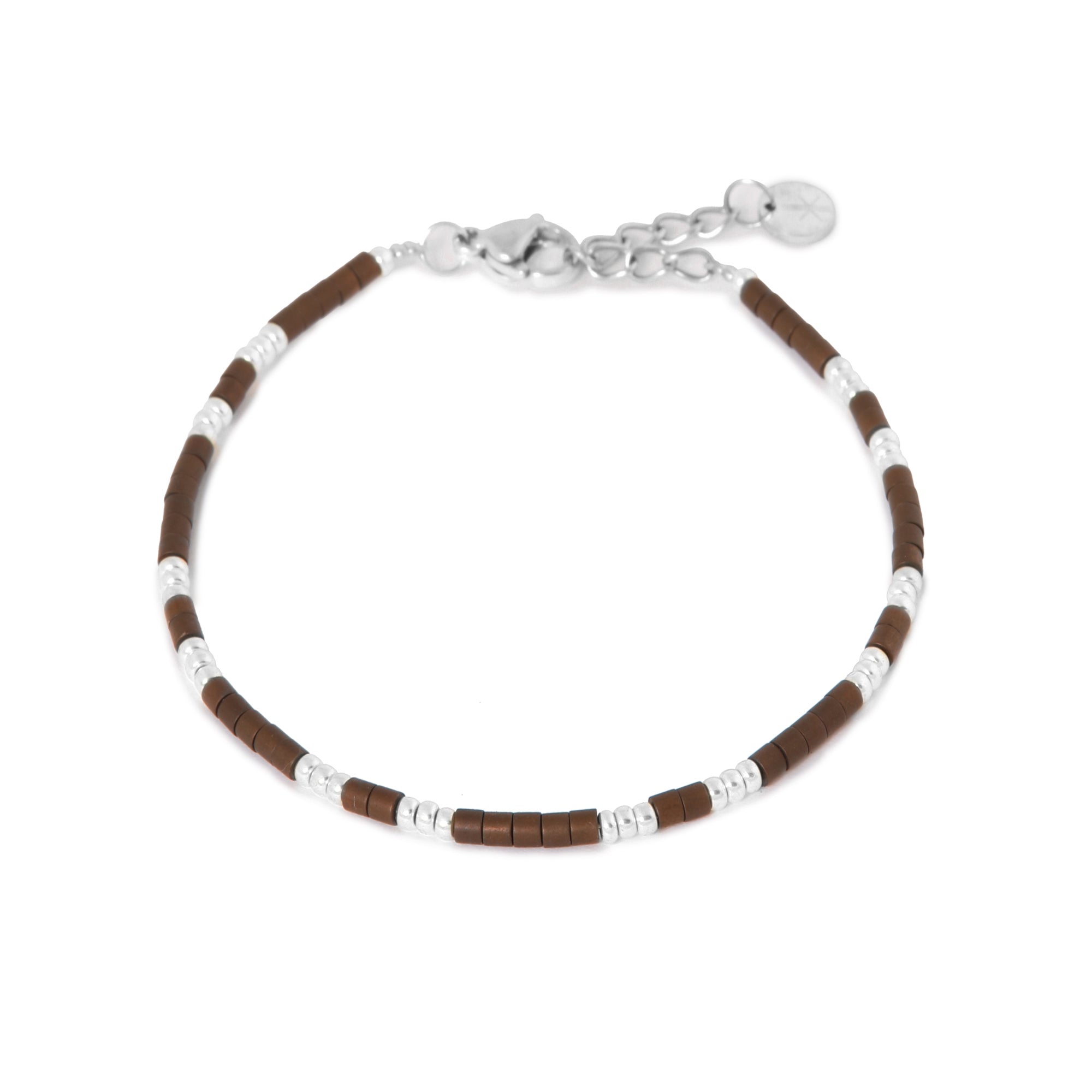 Copper bracelet silver