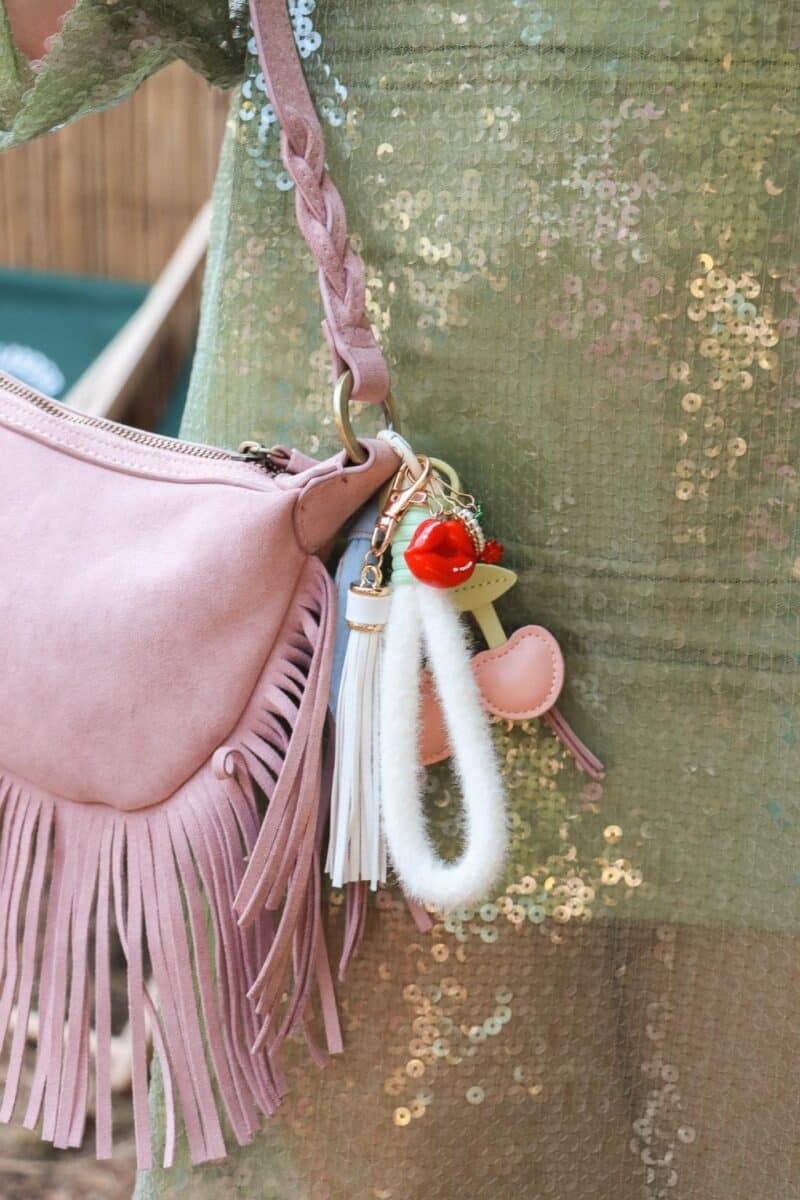 Cotton cloud bag charm