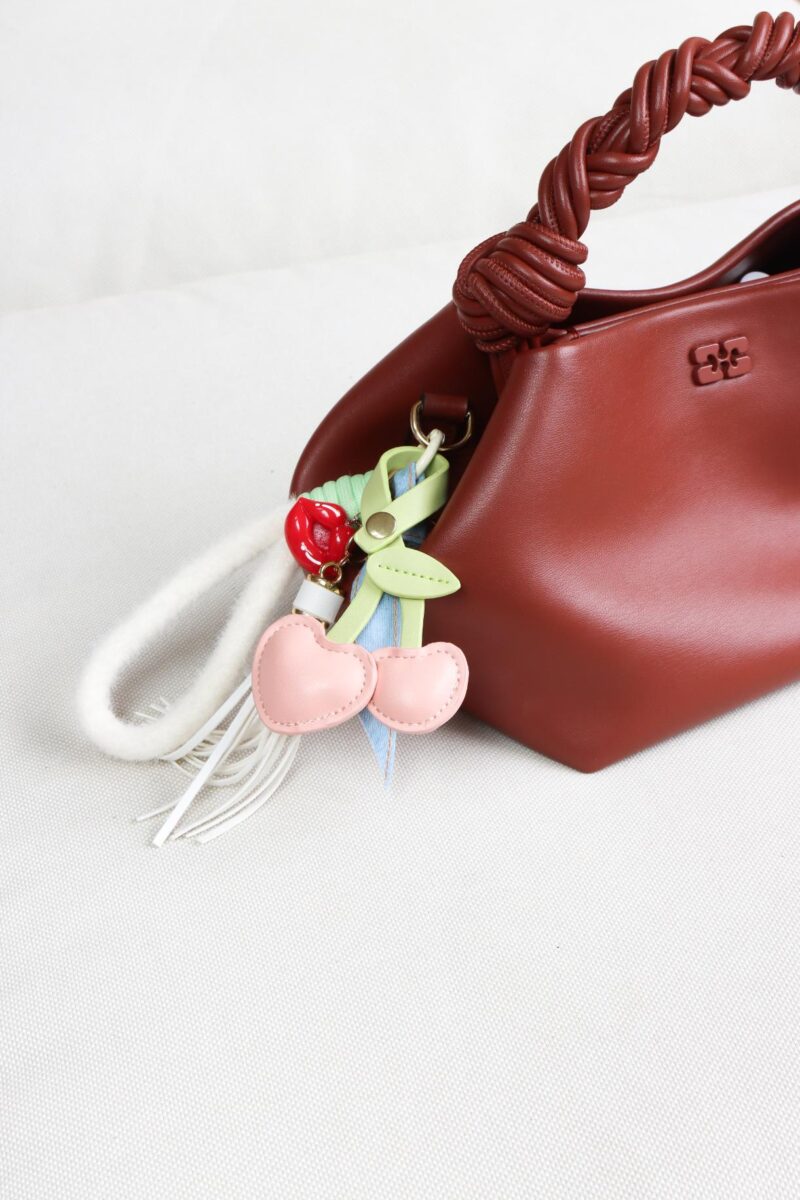 Cotton cloud bag charm
