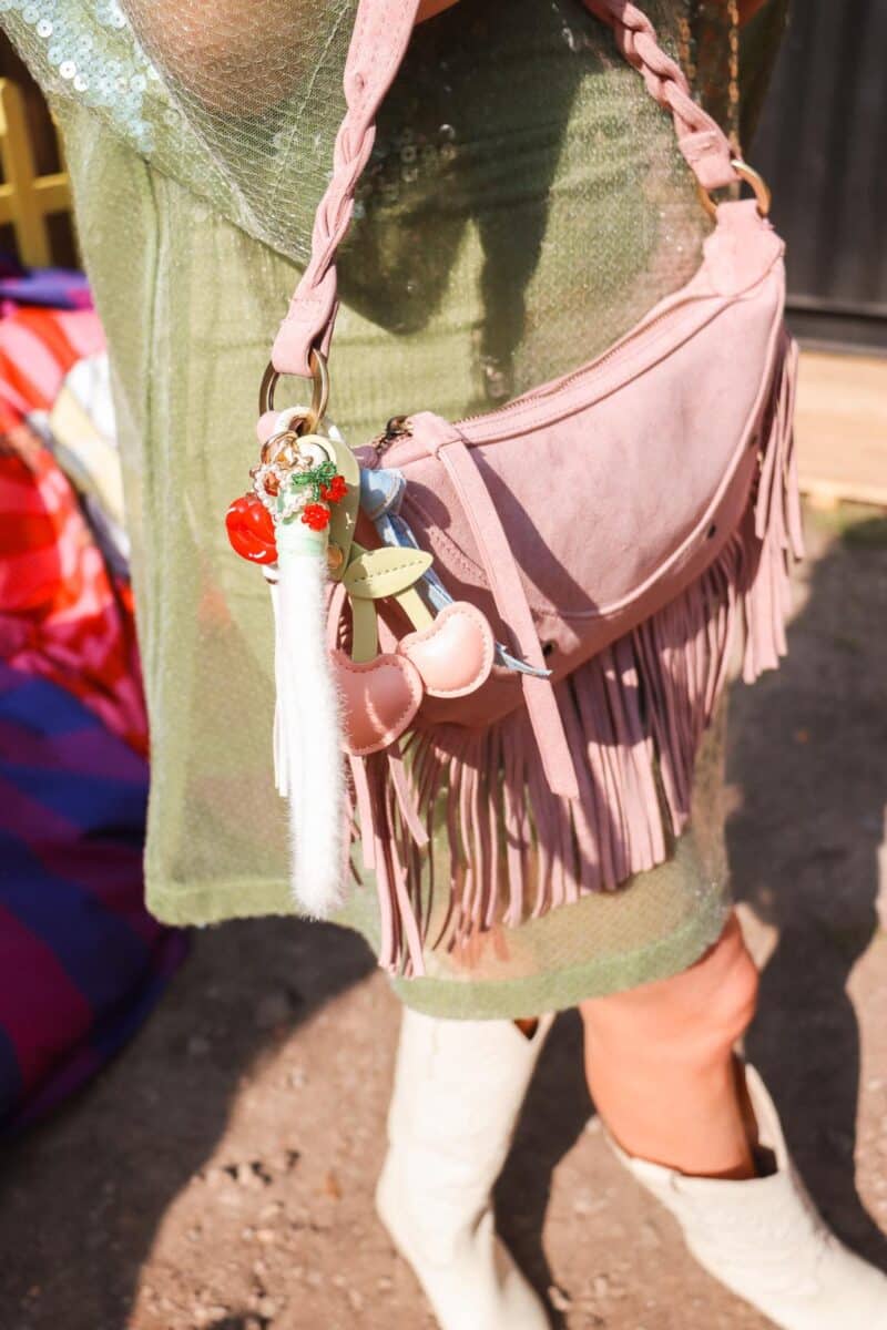 Cotton cloud bag charm