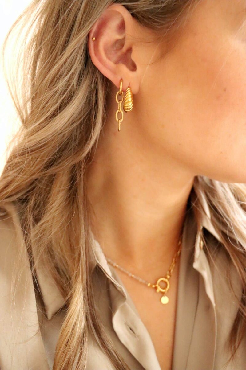 Croissant hoop gold