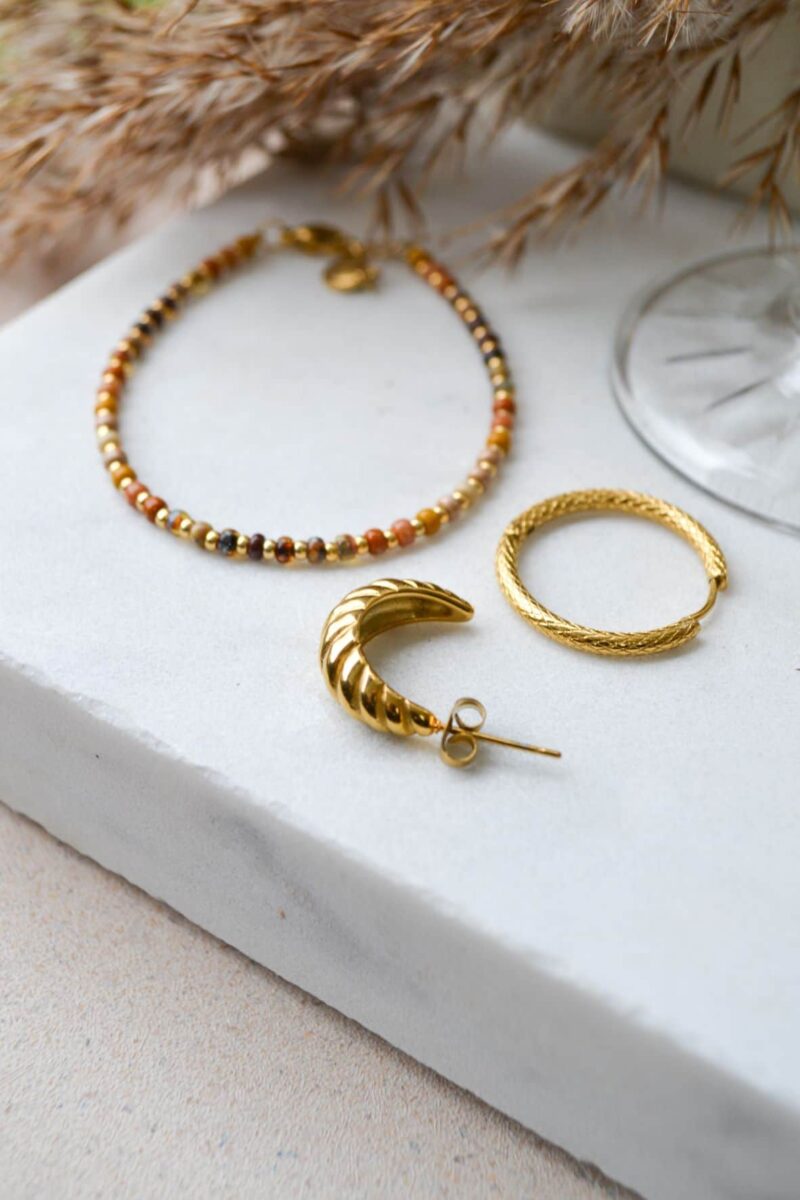 Croissant hoop gold