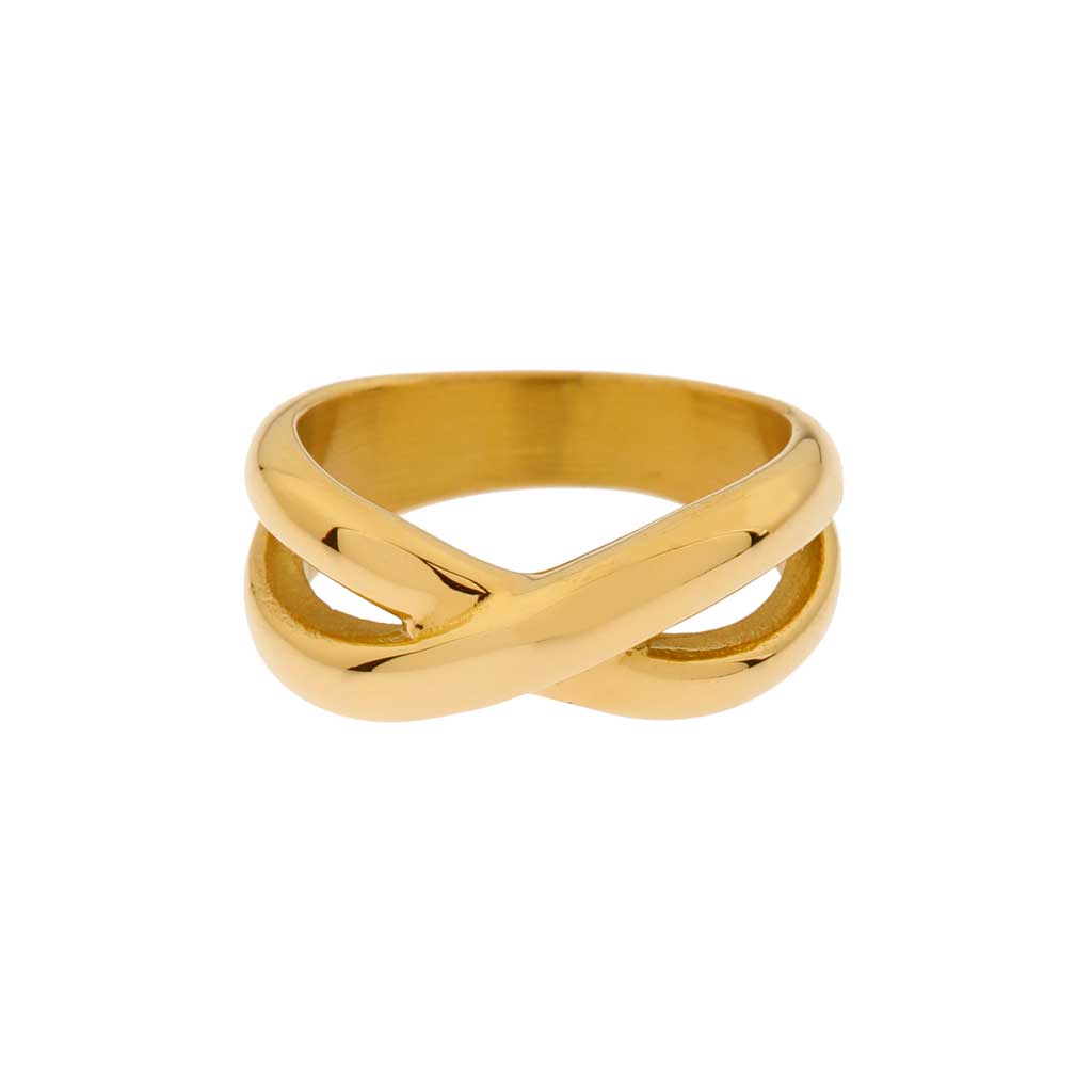 Cross ring gold