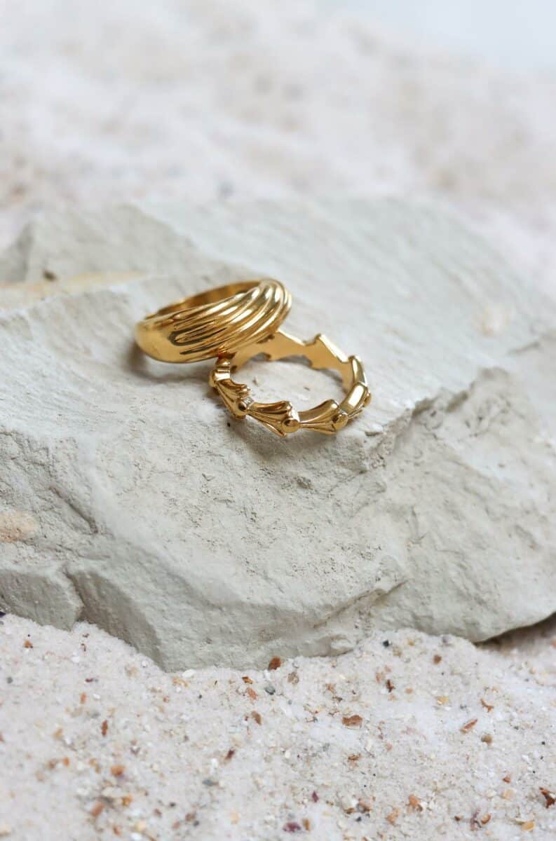 Crown ring gold