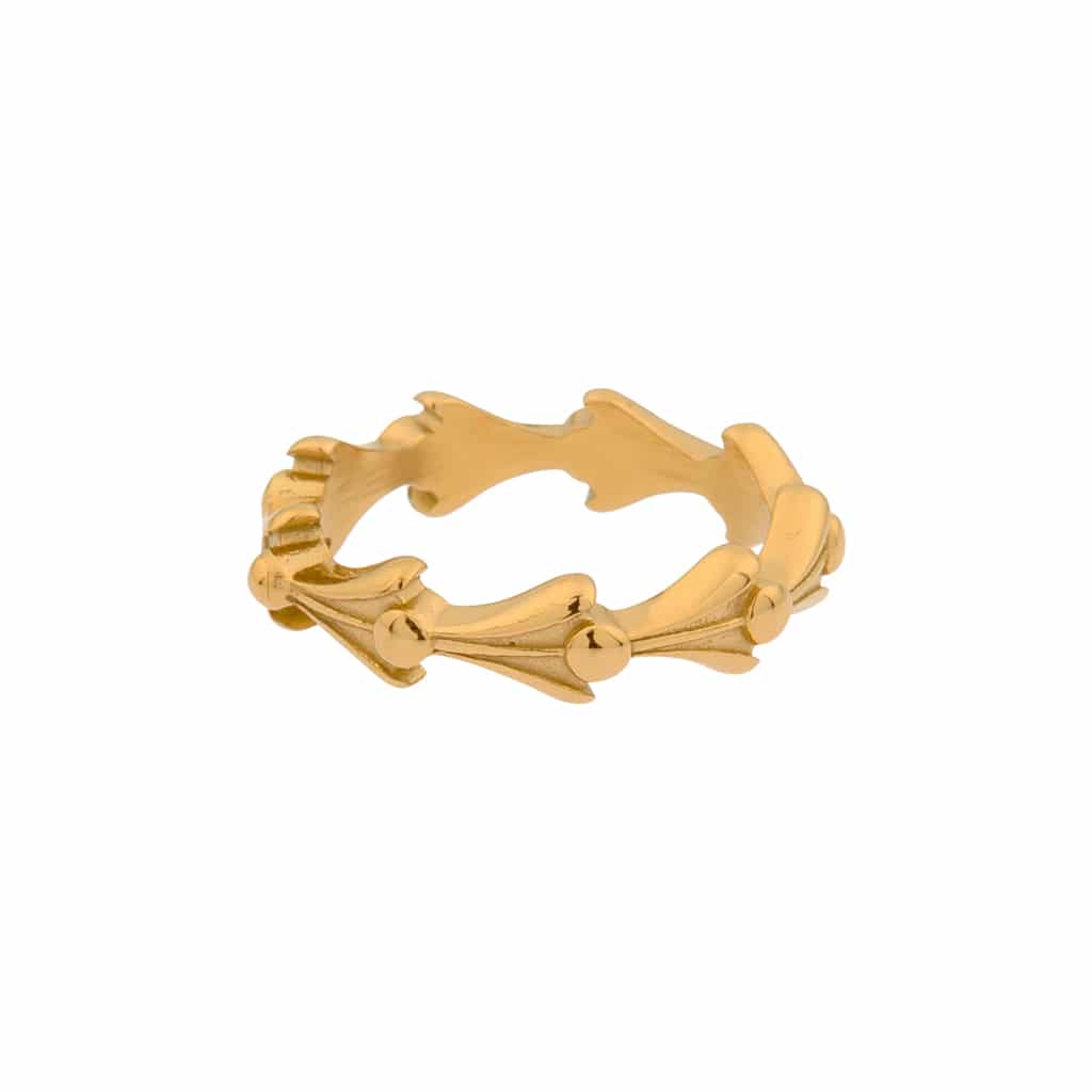 Crown ring gold