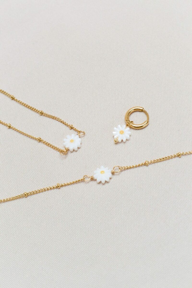 Daisy bracelet gold