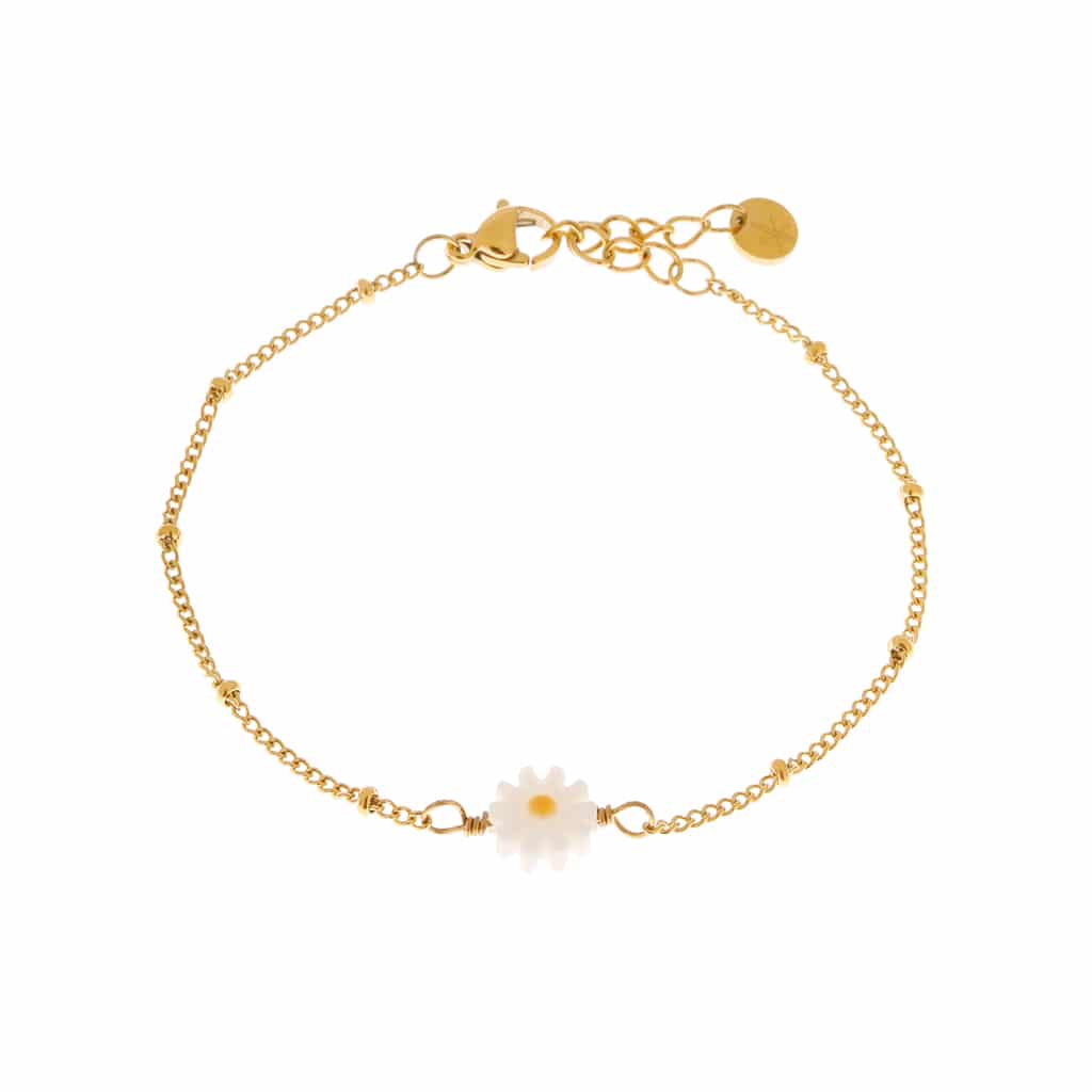 Daisy bracelet gold