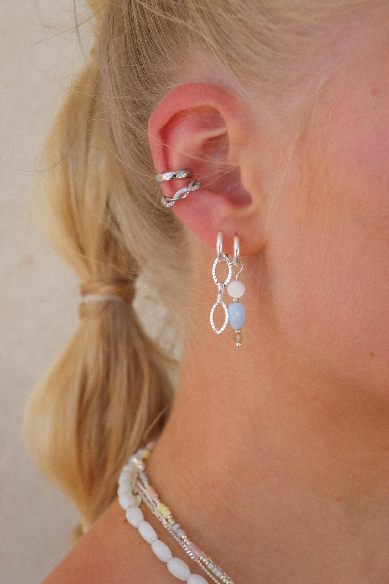 Delphi hoop silver