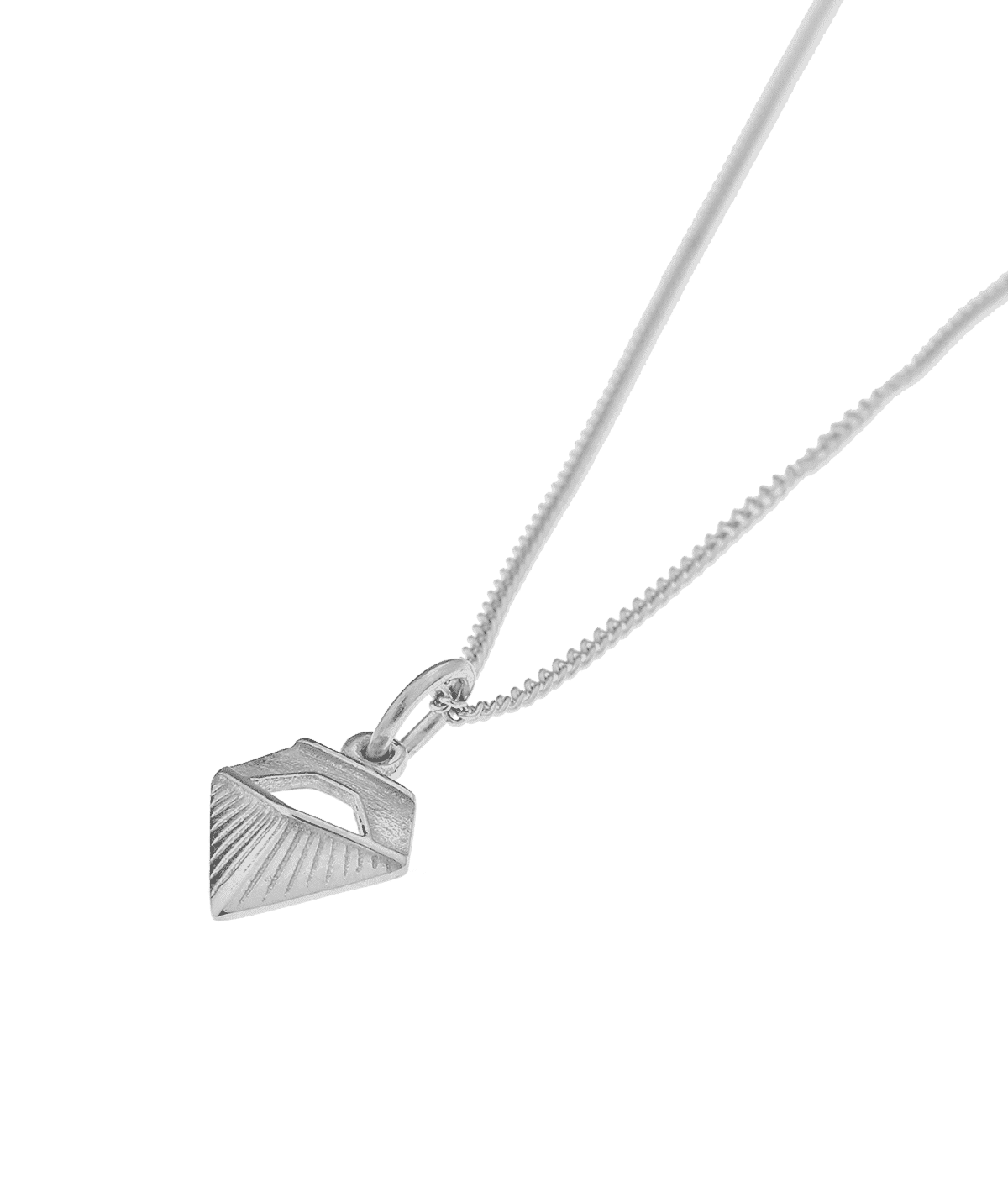 Diamond Silver Necklace