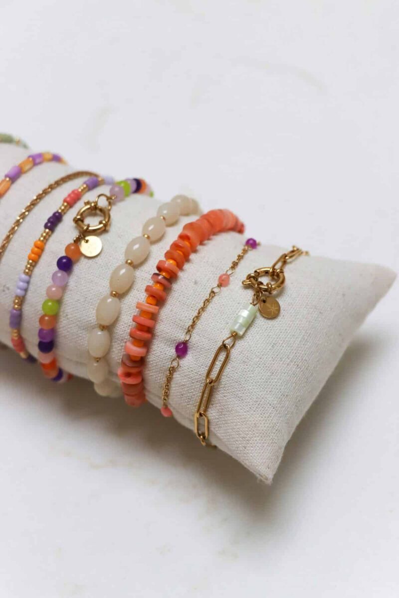 Double dottie bracelet gold