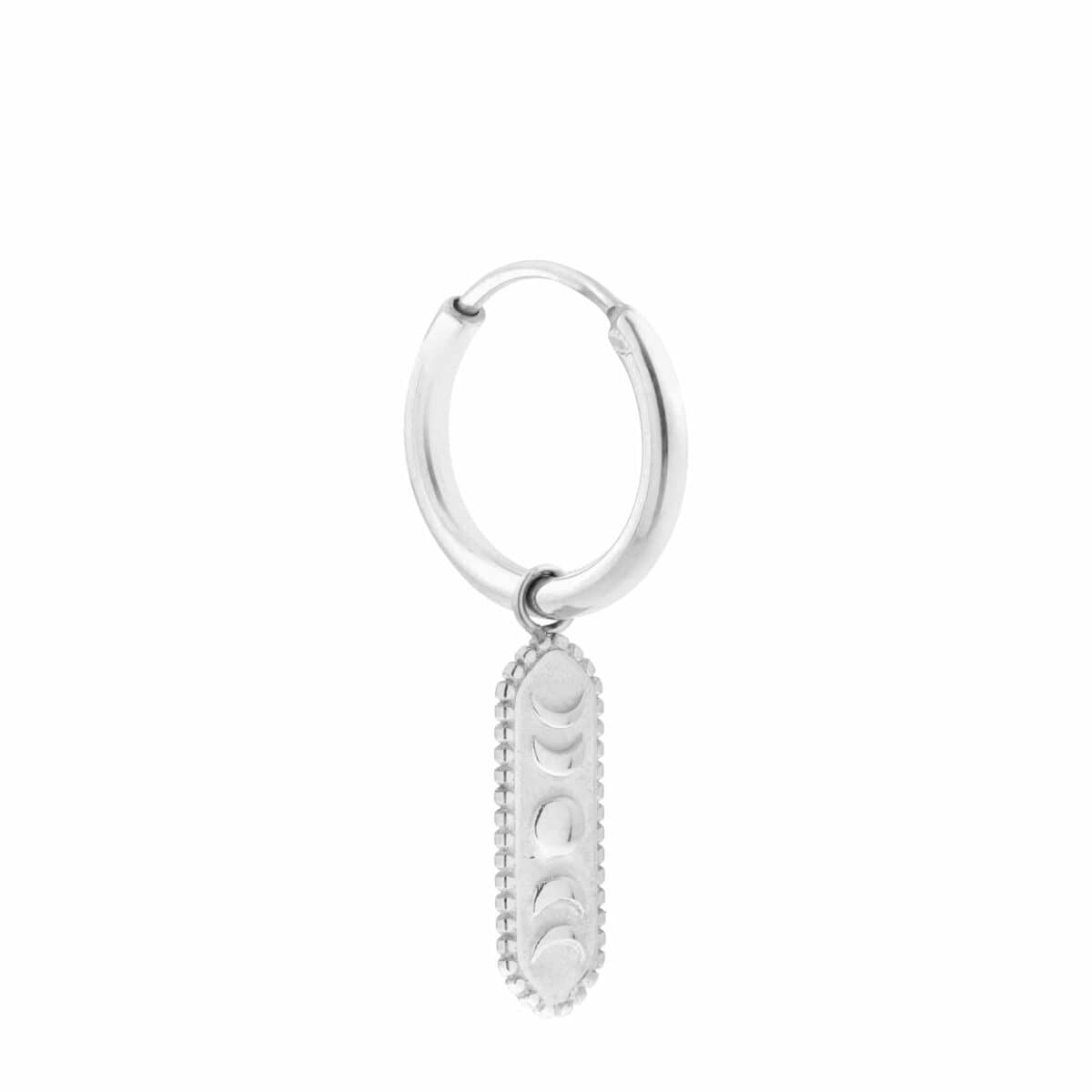 Eclipse hoop silver