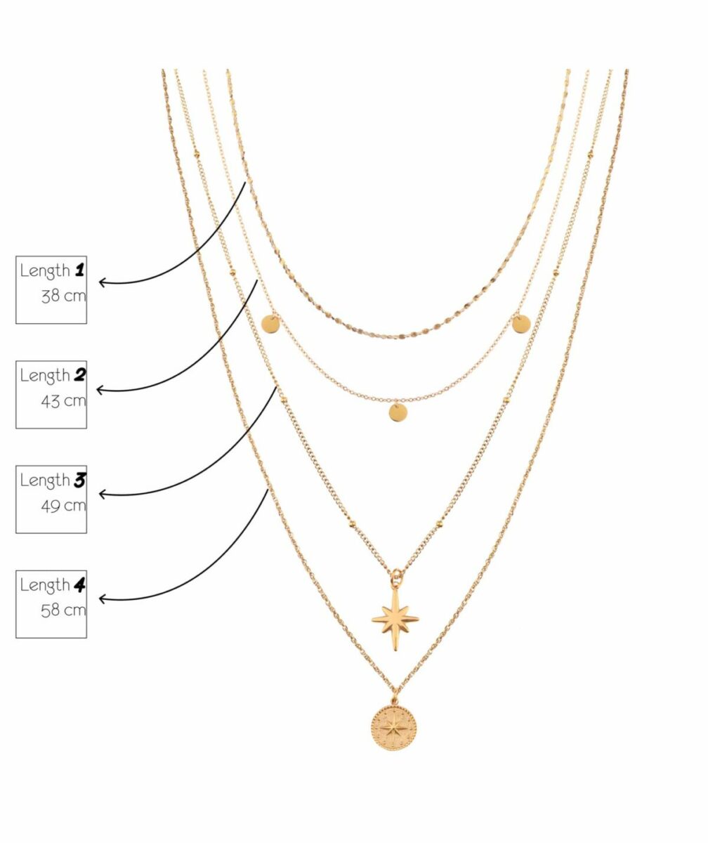 Eclipse necklace gold