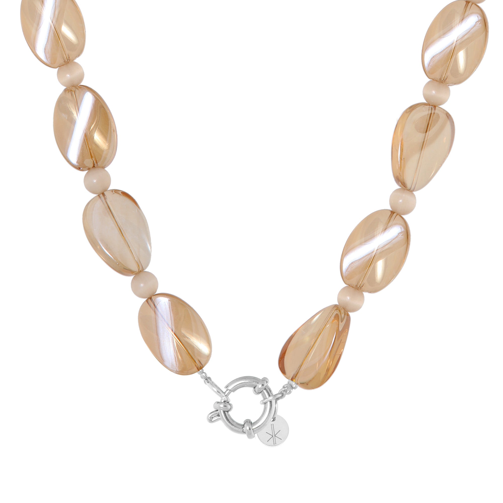 Eternal glow necklace silver