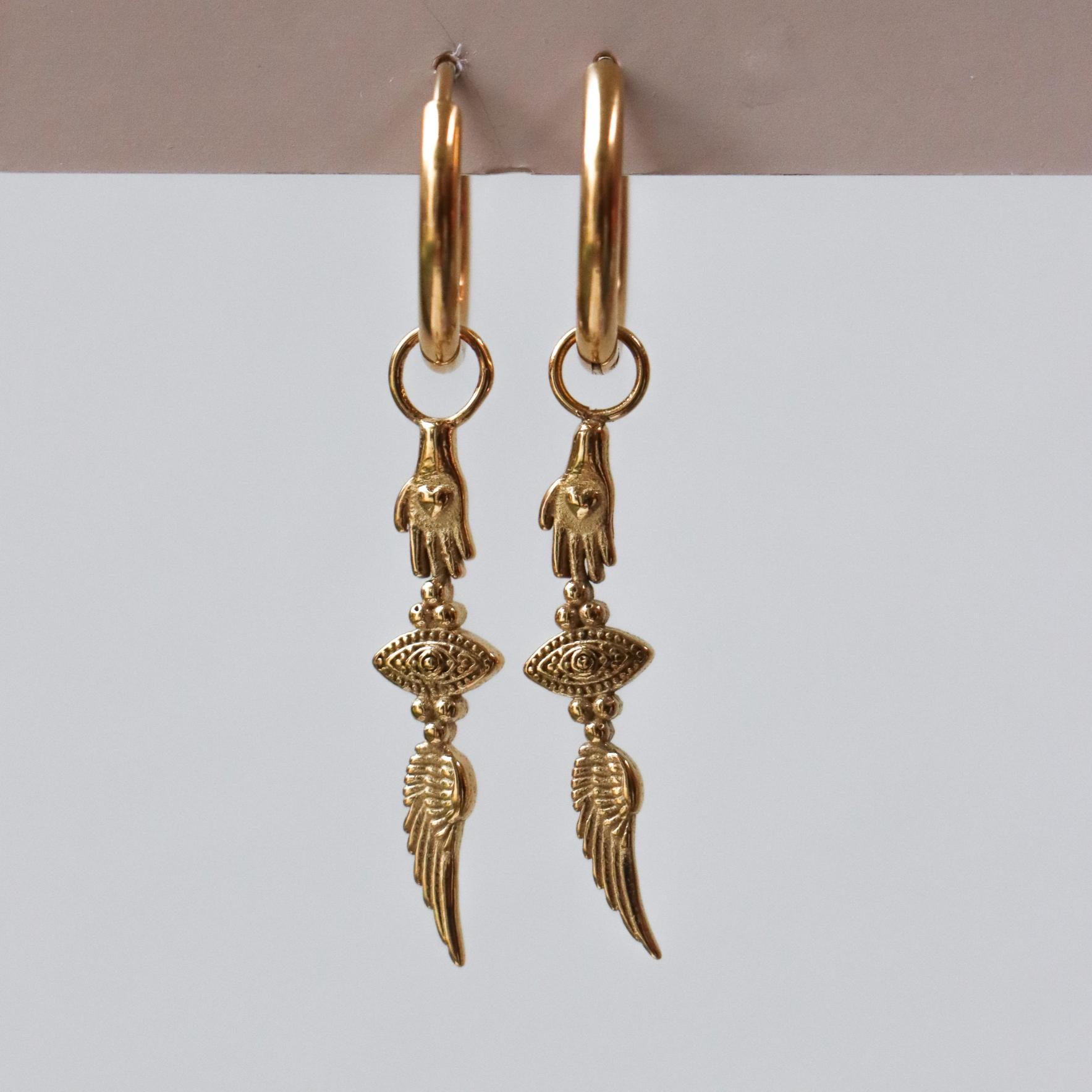 Eyecatcher hoop gold