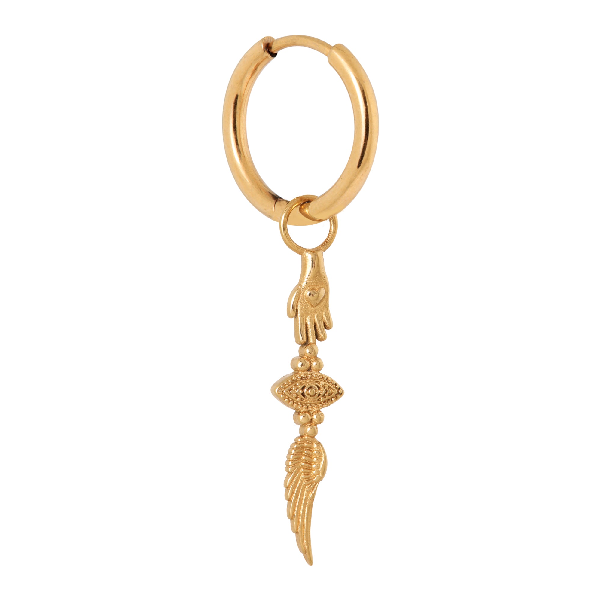 Eyecatcher hoop gold