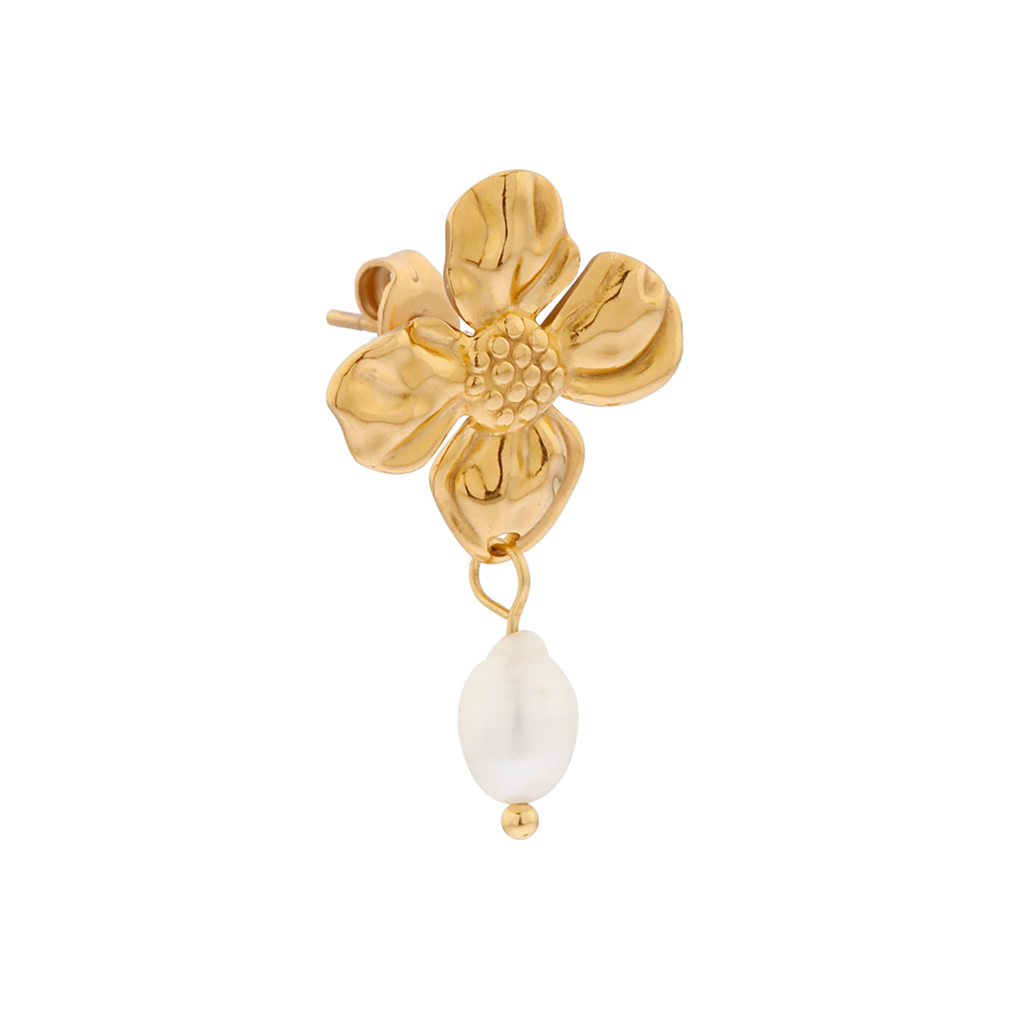 Fiore hoop gold
